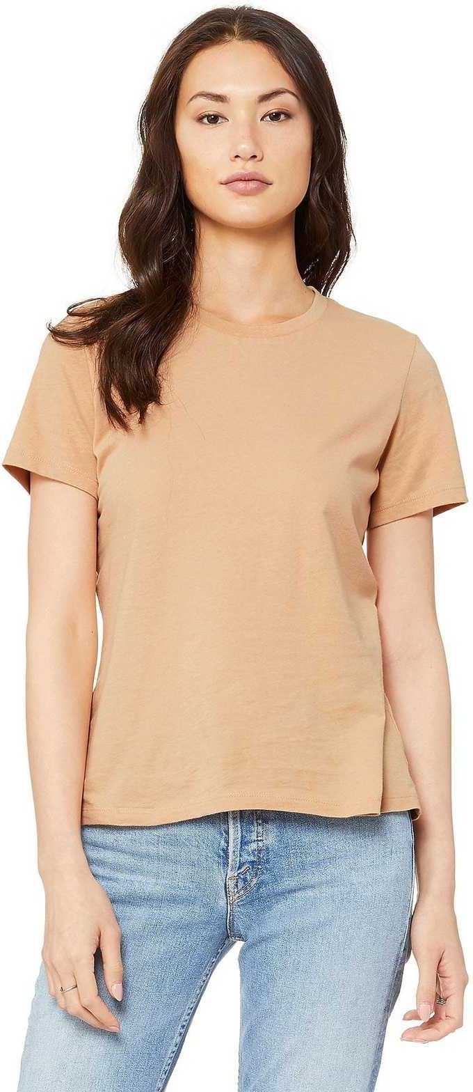 Bella + Canvas 6400 Women’s Relaxed Jersey Short Sleeve Tee - Sand Dune