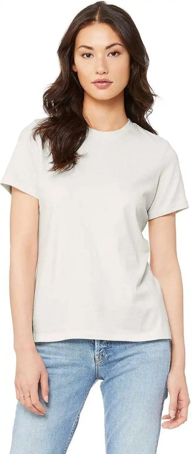 Bella + Canvas 6400 Women’s Relaxed Jersey Short Sleeve Tee Vintage White