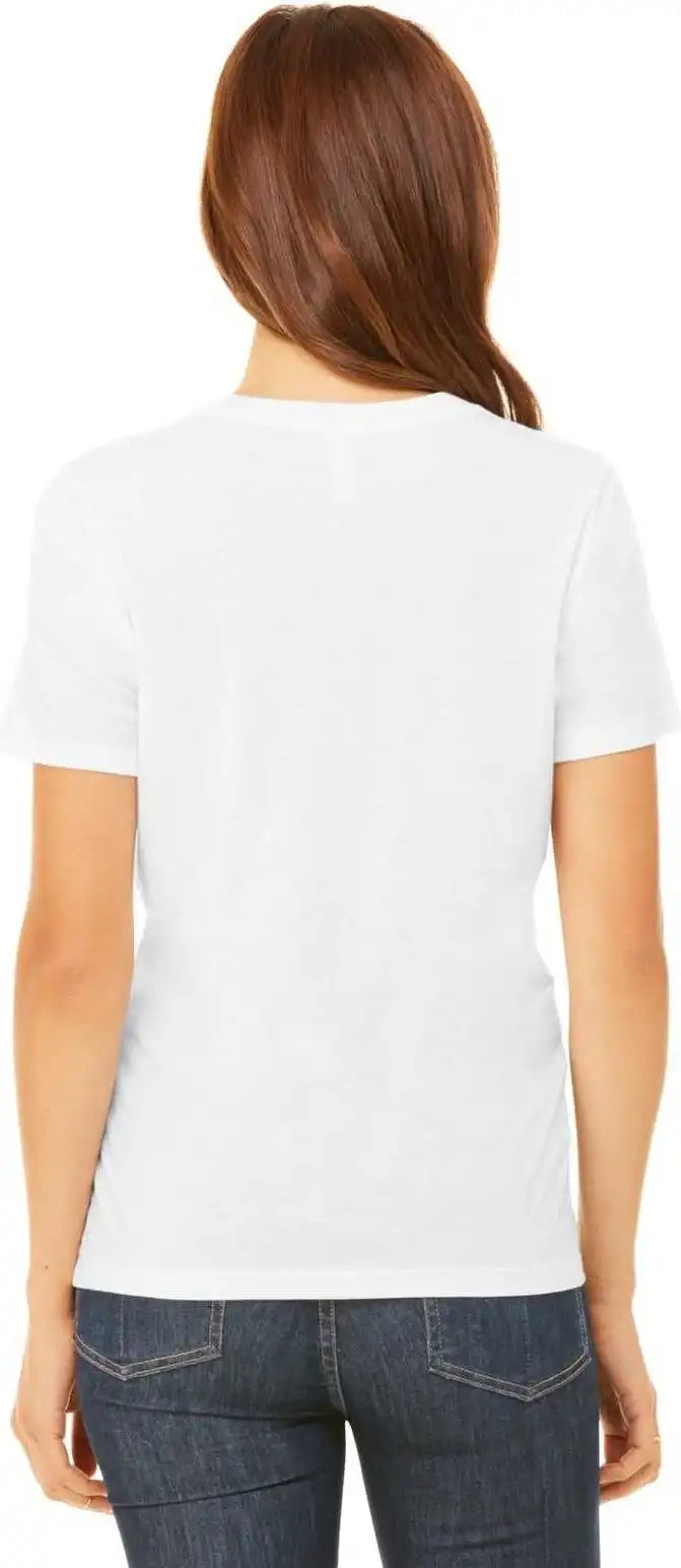 Bella + Canvas 6400 Women’s Relaxed Jersey Short Sleeve Tee White