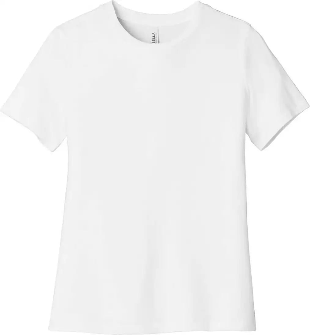 Bella + Canvas 6400 Women’s Relaxed Jersey Short Sleeve Tee White