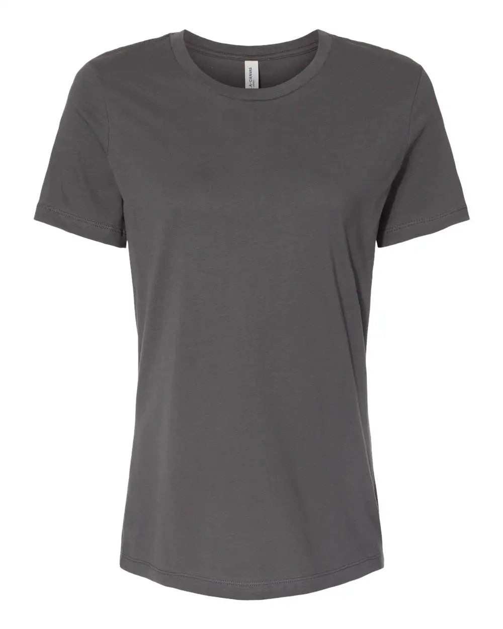Bella + Canvas 6400 Women’s Relaxed Jersey Tee - Asphalt - Dark Gray / s