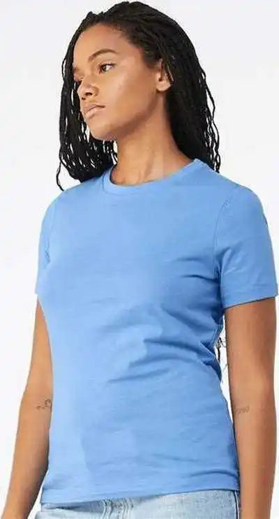 Bella + Canvas 6400 Womens Relaxed Jersey Tee Carolina Blue