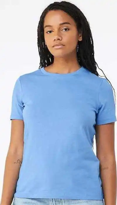 Bella + Canvas 6400 Womens Relaxed Jersey Tee Carolina Blue