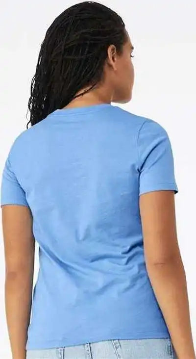 Bella + Canvas 6400 Womens Relaxed Jersey Tee Carolina Blue