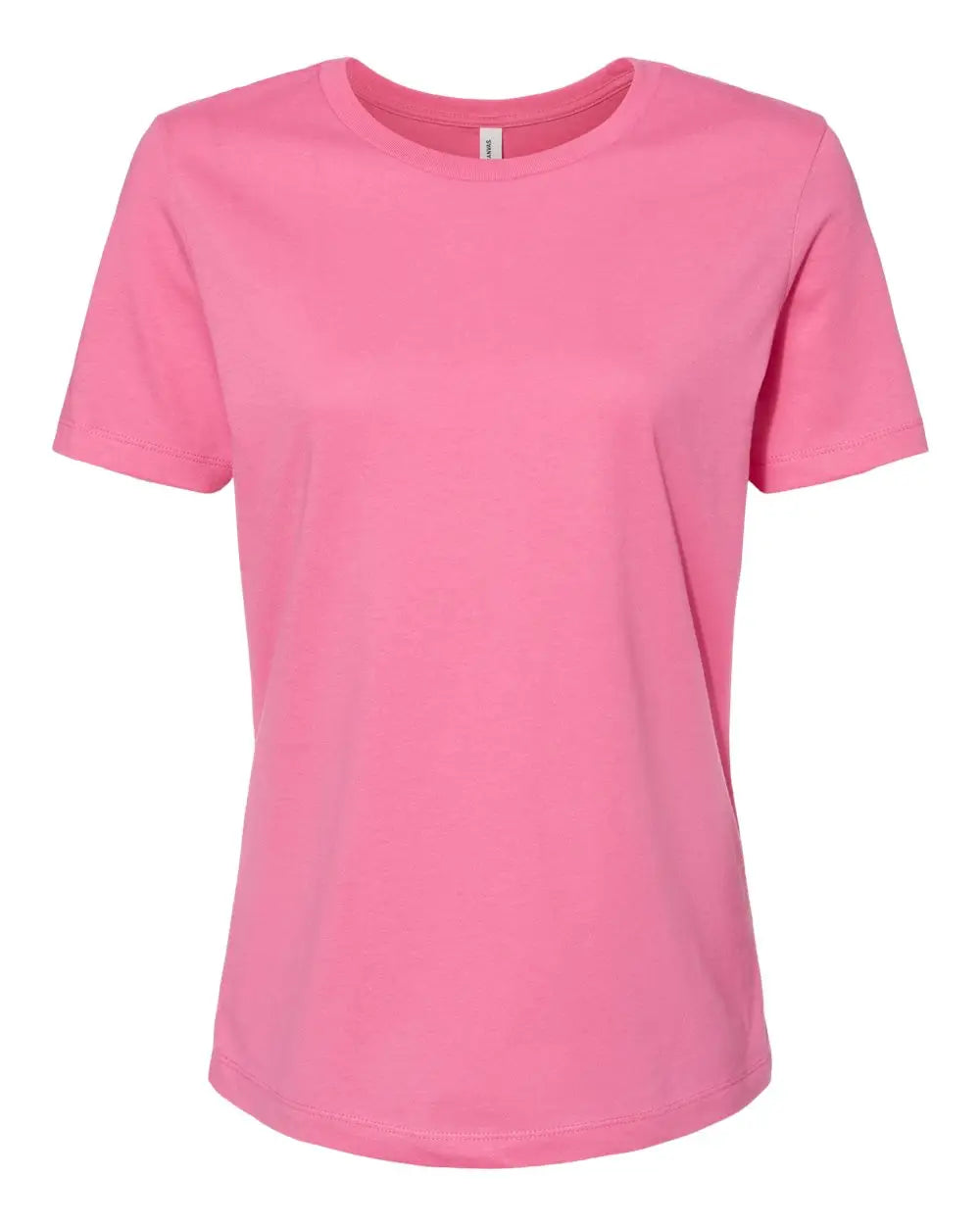Bella + Canvas 6400 Women’s Relaxed Jersey Tee - Charity Pink
