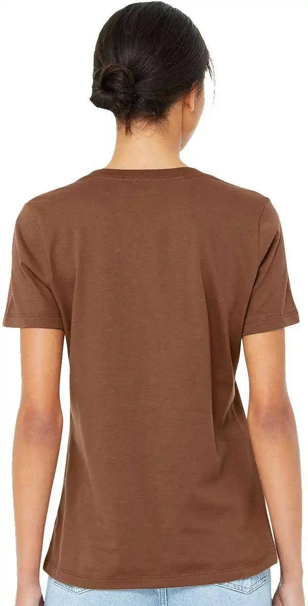 Bella + Canvas 6400 Womens Relaxed Jersey Tee Chestnut