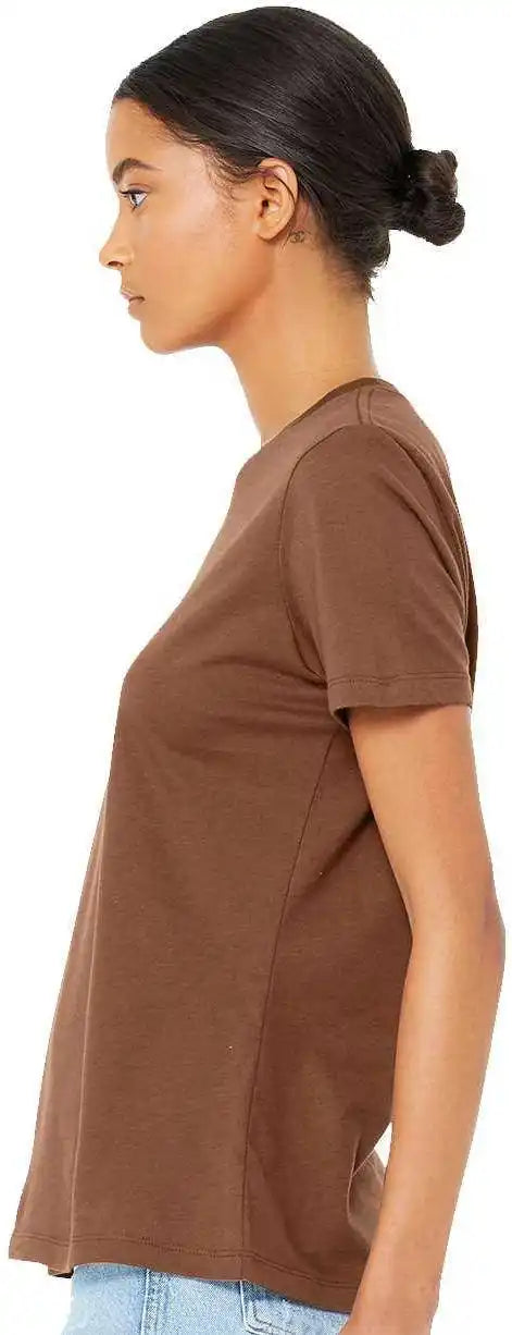 Bella + Canvas 6400 Womens Relaxed Jersey Tee Chestnut