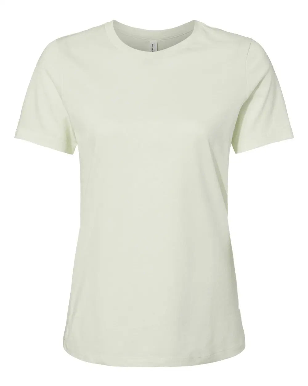 Bella + Canvas 6400 Women’s Relaxed Jersey Tee - Citron - Lime Dark Gray / s