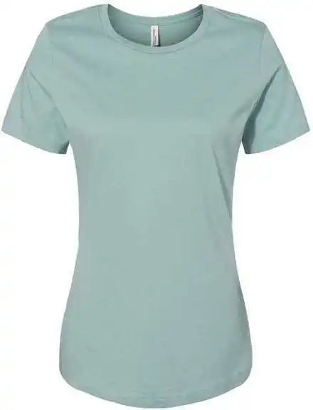 Bella + Canvas 6400 Womens Relaxed Jersey Tee Dusty Blue