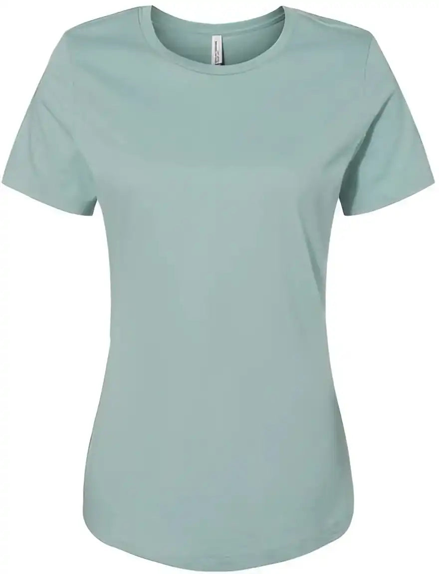 Bella + Canvas 6400 Womens Relaxed Jersey Tee - Dusty Blue