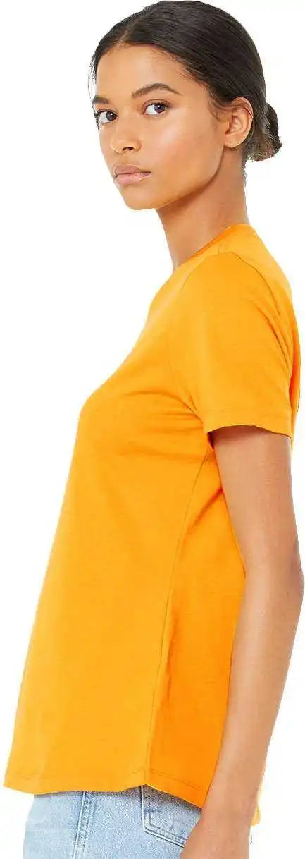 Bella + Canvas 6400 Womens Relaxed Jersey Tee Gold
