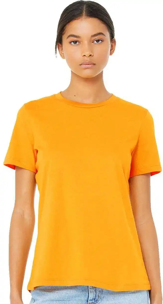 Bella + Canvas 6400 Womens Relaxed Jersey Tee Gold