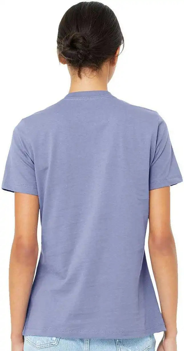 Bella + Canvas 6400 Womens Relaxed Jersey Tee Lavender Blue