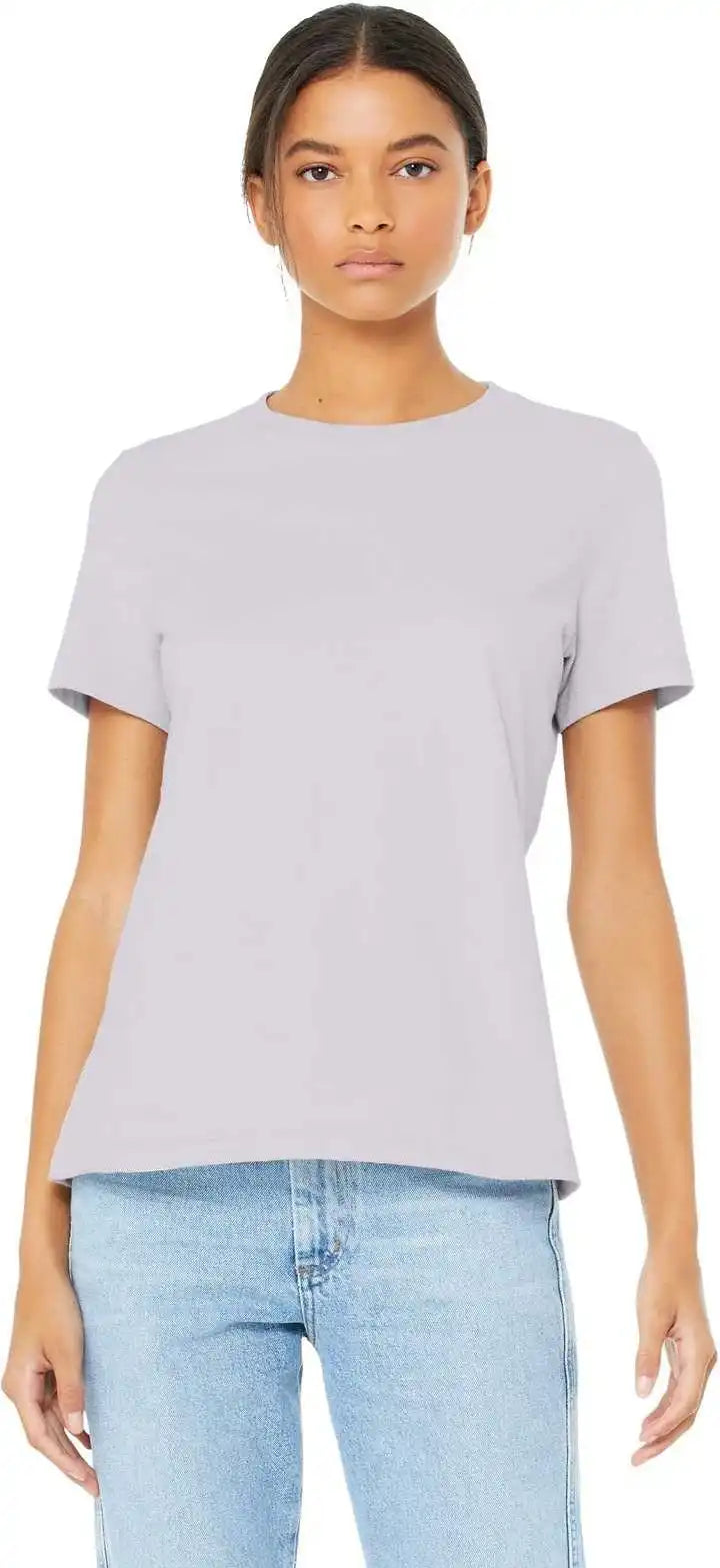 Bella + Canvas 6400 Womens Relaxed Jersey Tee Lavender Dust