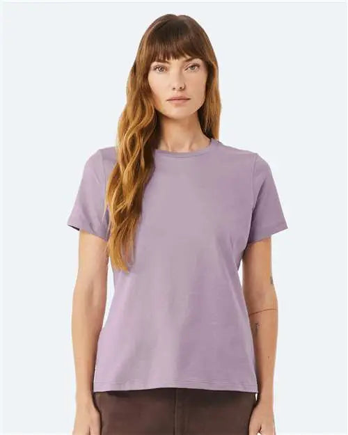 Bella + Canvas 6400 Women’s Relaxed Jersey Tee - Light Violet