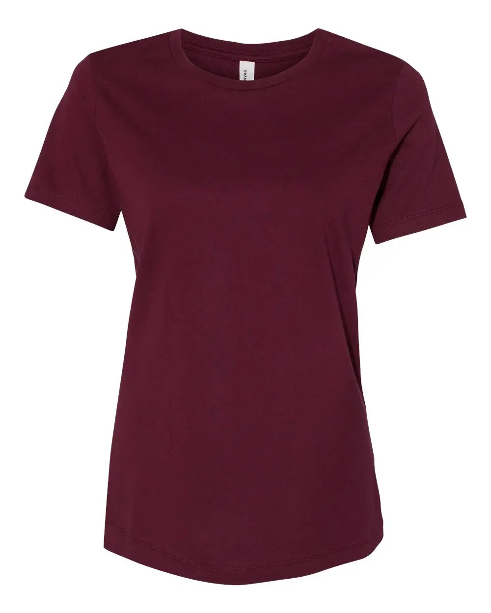 Bella + Canvas 6400 Women’s Relaxed Jersey Tee - Maroon