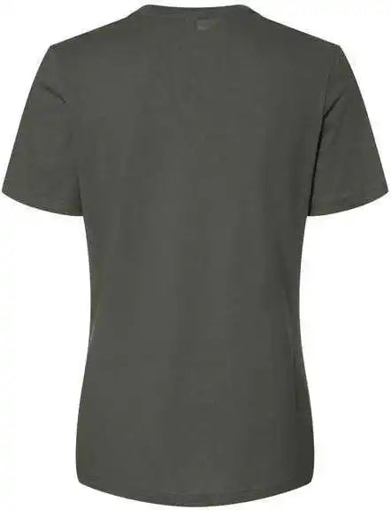 Bella + Canvas 6400 Womens Relaxed Jersey Tee Military Green