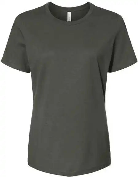 Bella + Canvas 6400 Womens Relaxed Jersey Tee Military Green