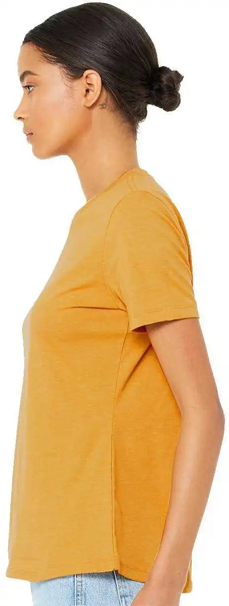 Bella + Canvas 6400 Womens Relaxed Jersey Tee Mustard
