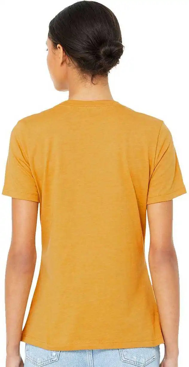 Bella + Canvas 6400 Womens Relaxed Jersey Tee Mustard