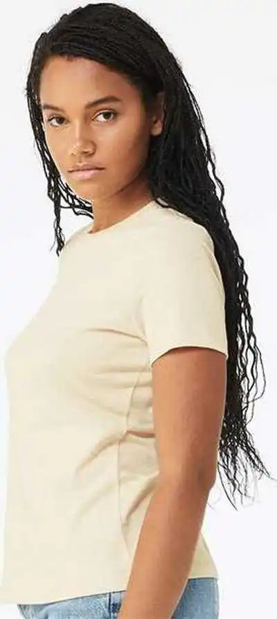 Bella + Canvas 6400 Womens Relaxed Jersey Tee - Natural