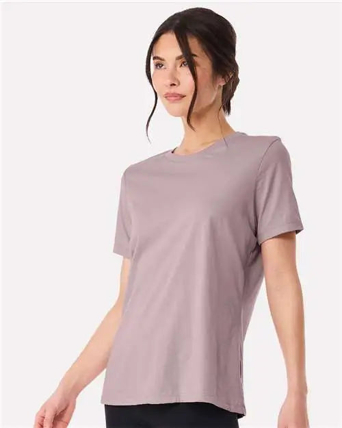 Bella + Canvas 6400 Women’s Relaxed Jersey Tee - Pink Gravel