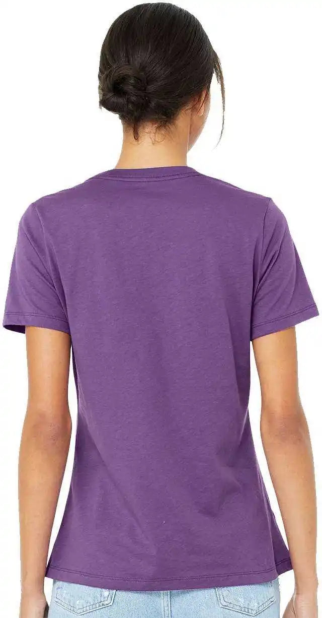 Bella + Canvas 6400 Womens Relaxed Jersey Tee Royal Purple