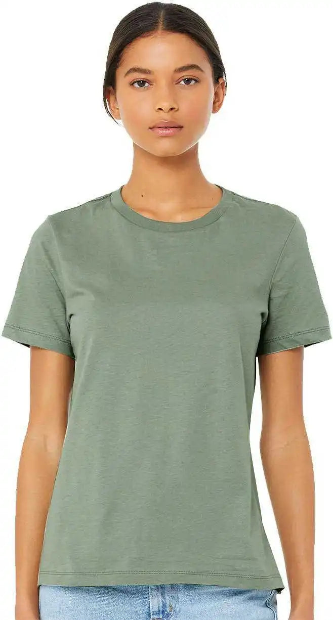 Bella + Canvas 6400 Womens Relaxed Jersey Tee Sage