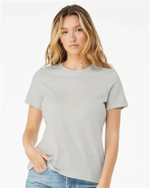 Bella + Canvas 6400 Women’s Relaxed Jersey Tee - Silver