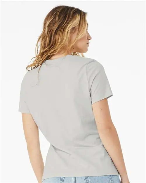 Bella + Canvas 6400 Women’s Relaxed Jersey Tee - Silver