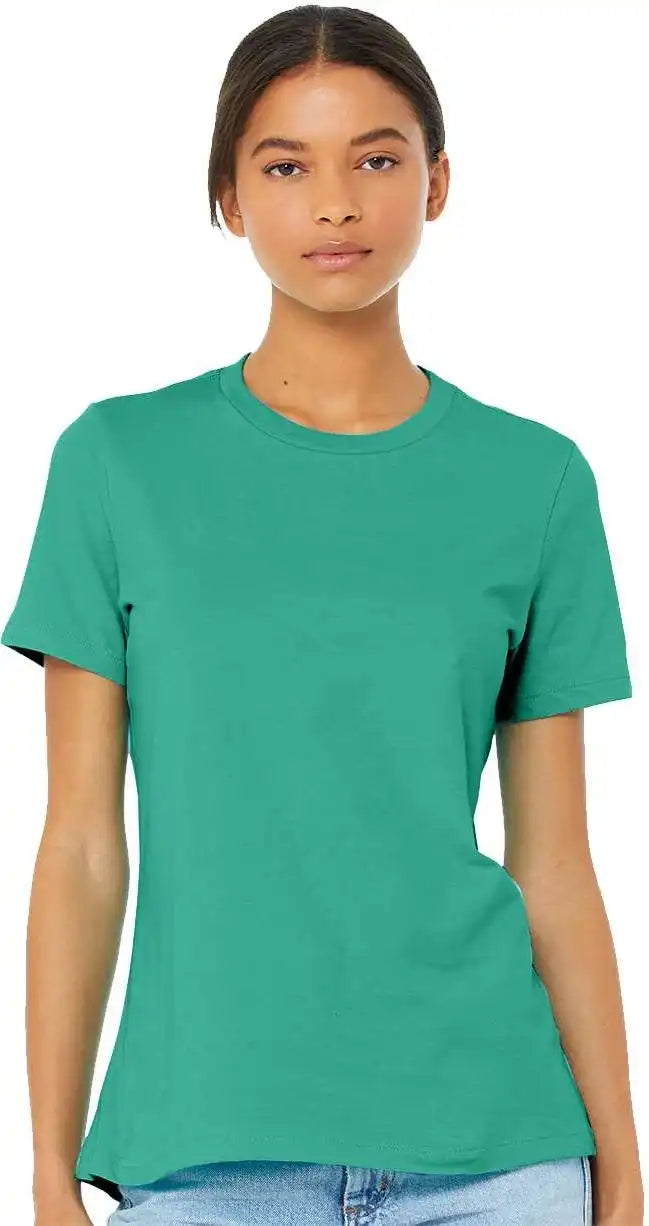 Bella + Canvas 6400 Womens Relaxed Jersey Tee - Teal