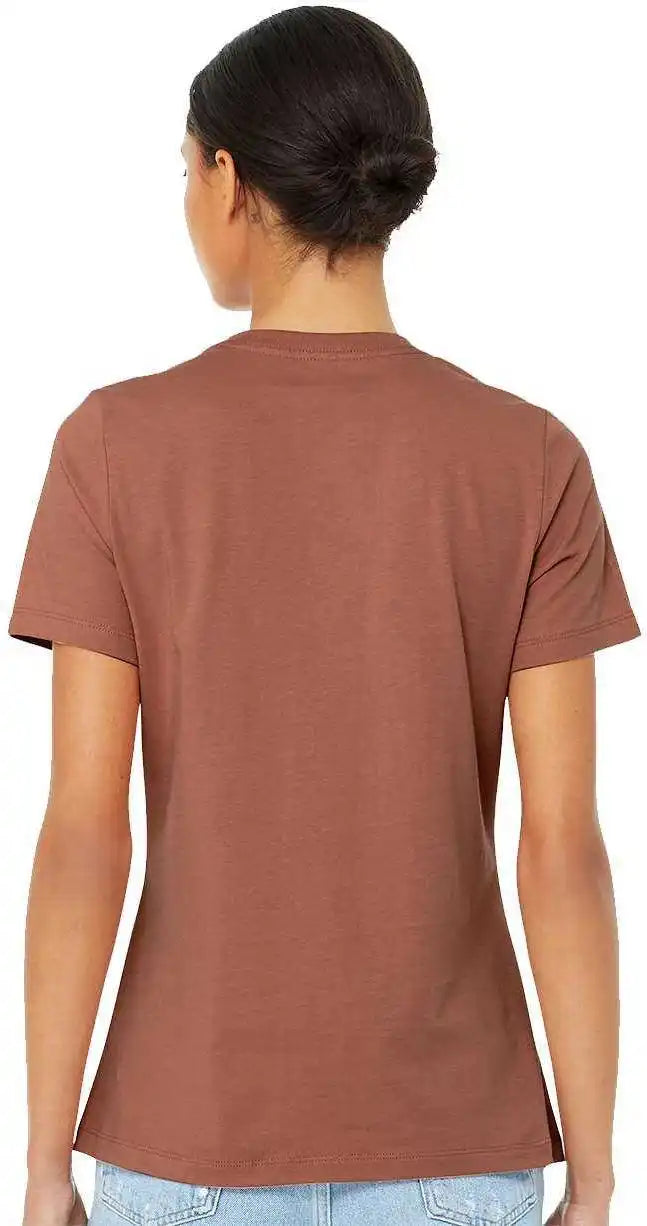 Bella + Canvas 6400 Womens Relaxed Jersey Tee Terracotta