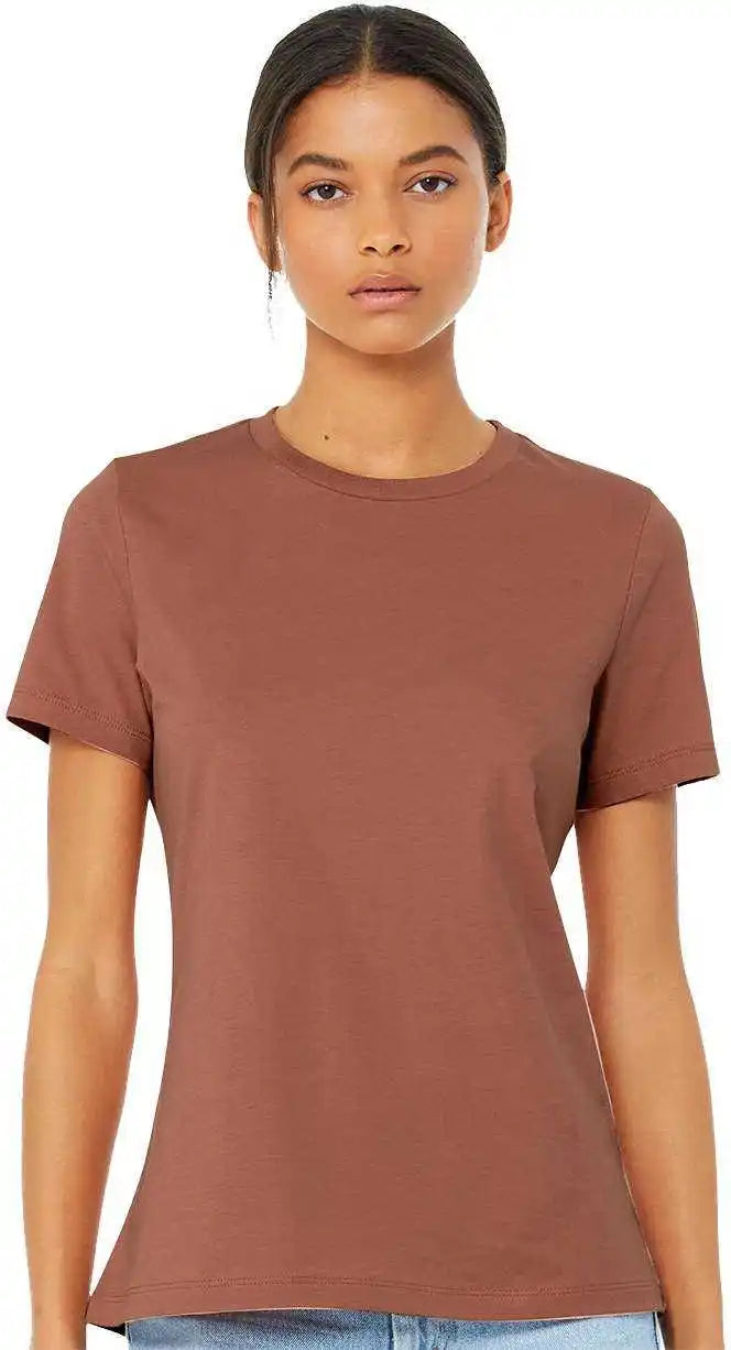 Bella + Canvas 6400 Womens Relaxed Jersey Tee Terracotta