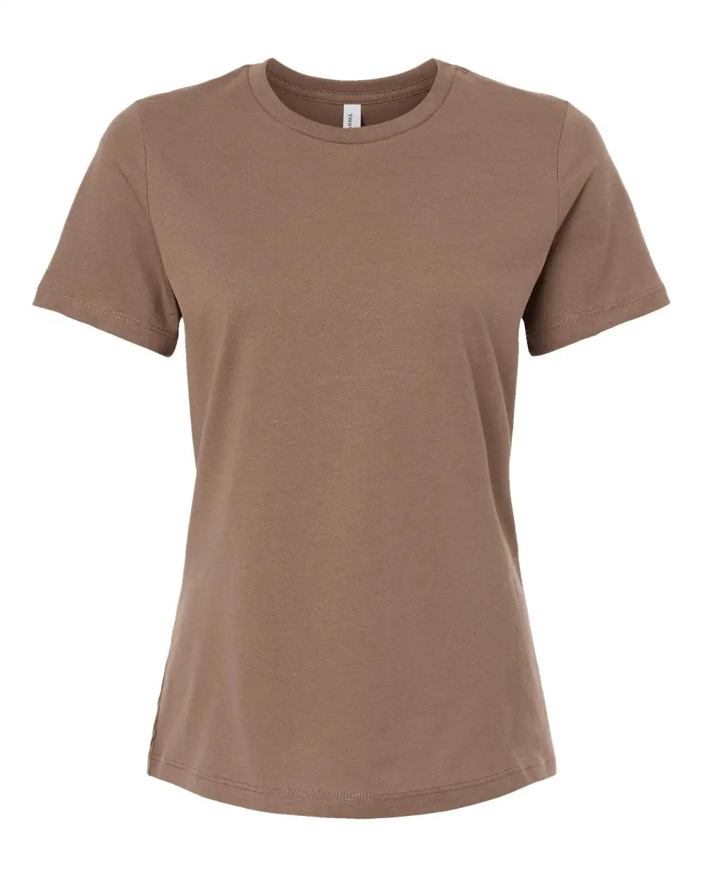 Bella + Canvas 6400 Women’s Relaxed Jersey Tee - Vintage Brown - s