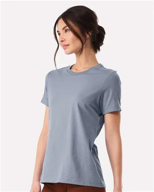 Bella + Canvas 6400 Women’s Relaxed Jersey Tee - Vintage Denim