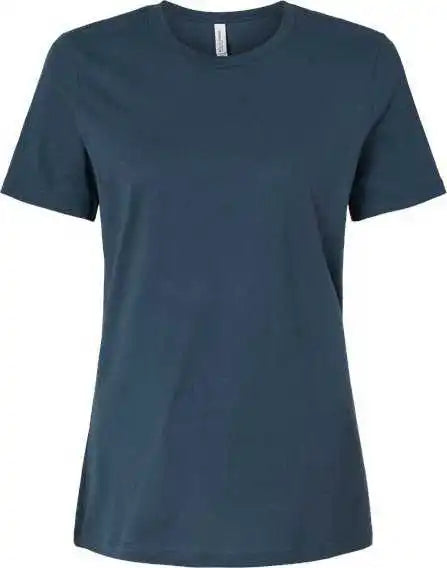 Bella + Canvas 6400 Womens Relaxed Jersey Tee Vintage Navy