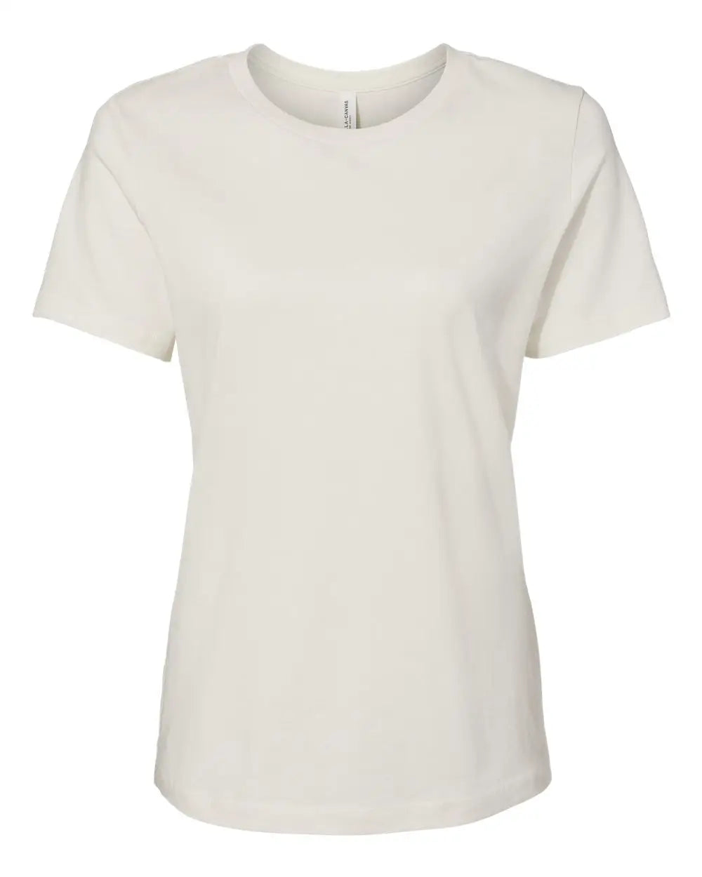 Bella + Canvas 6400 Women’s Relaxed Jersey Tee - Vintage White - Ivory / s