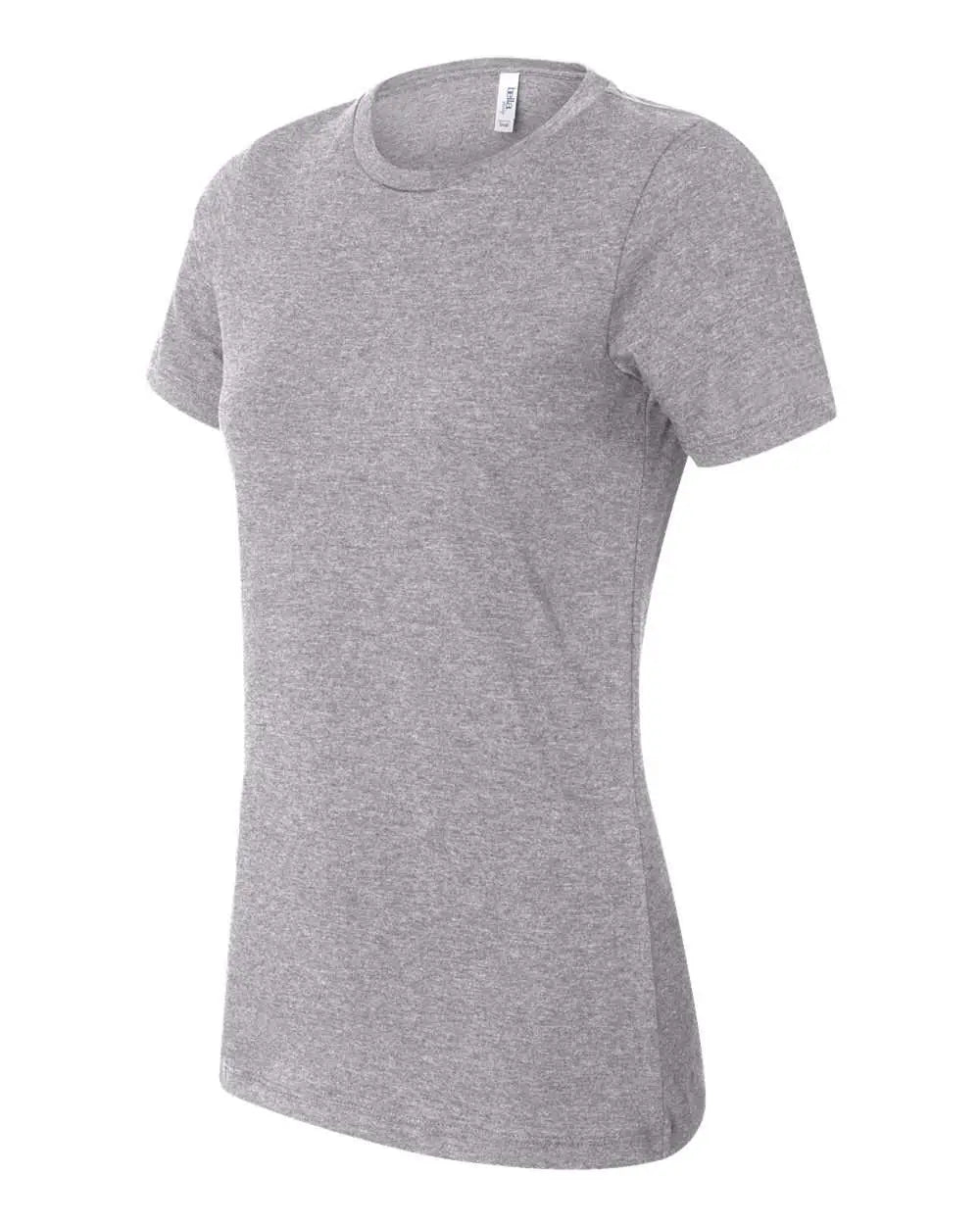 Bella + Canvas 6400cvc Women’s Relaxed Fit Heather Cvc Tee - Athletic - Gray / s