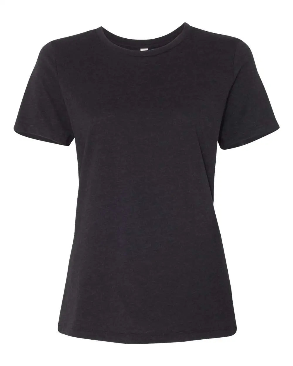 Bella + Canvas 6400cvc Women’s Relaxed Fit Heather Cvc Tee - Black