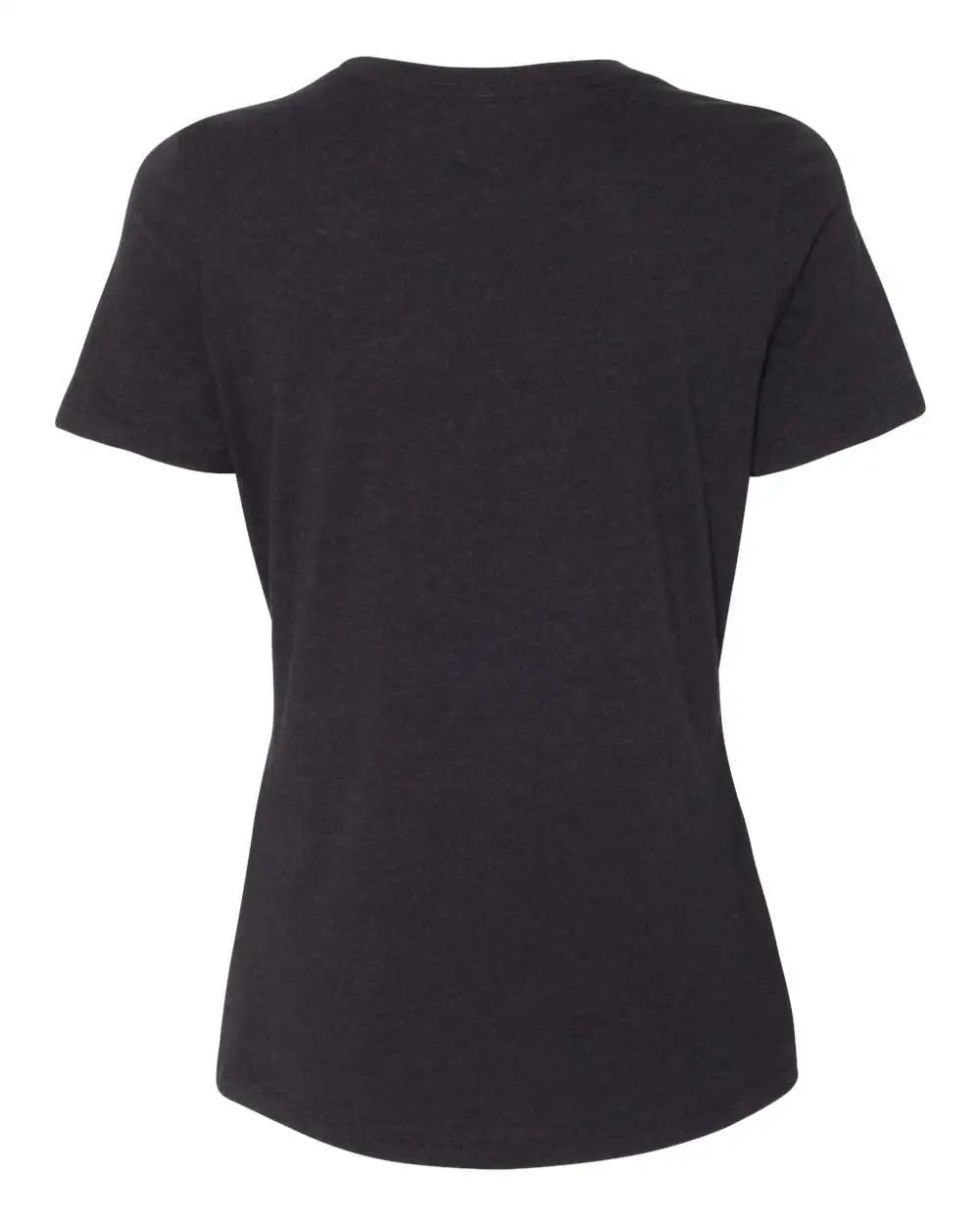 Bella + Canvas 6400cvc Women’s Relaxed Fit Heather Cvc Tee - Black - s
