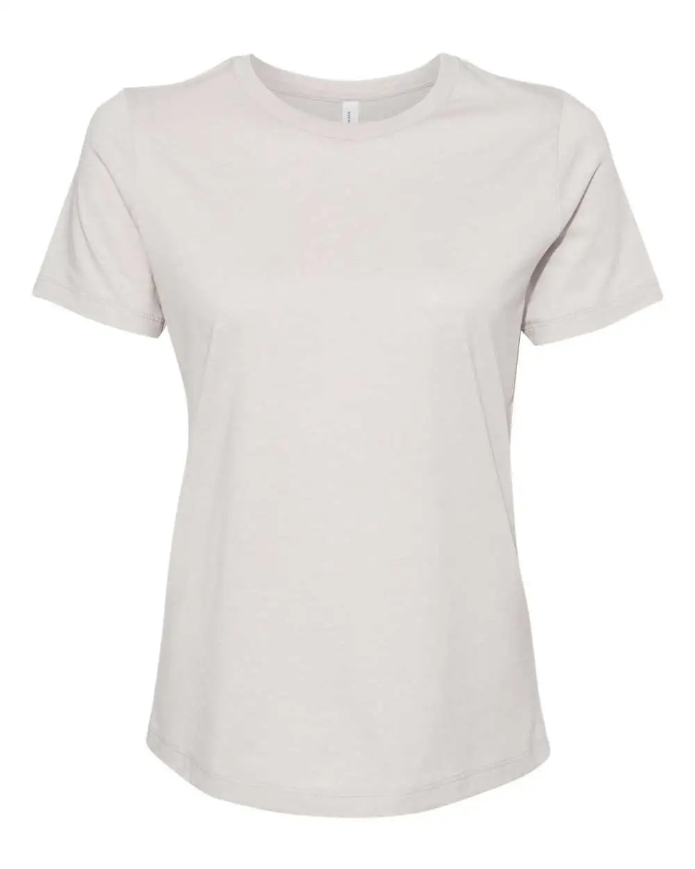 Bella + Canvas 6400cvc Women’s Relaxed Fit Heather Cvc Tee - Cool Grey - Gray / s