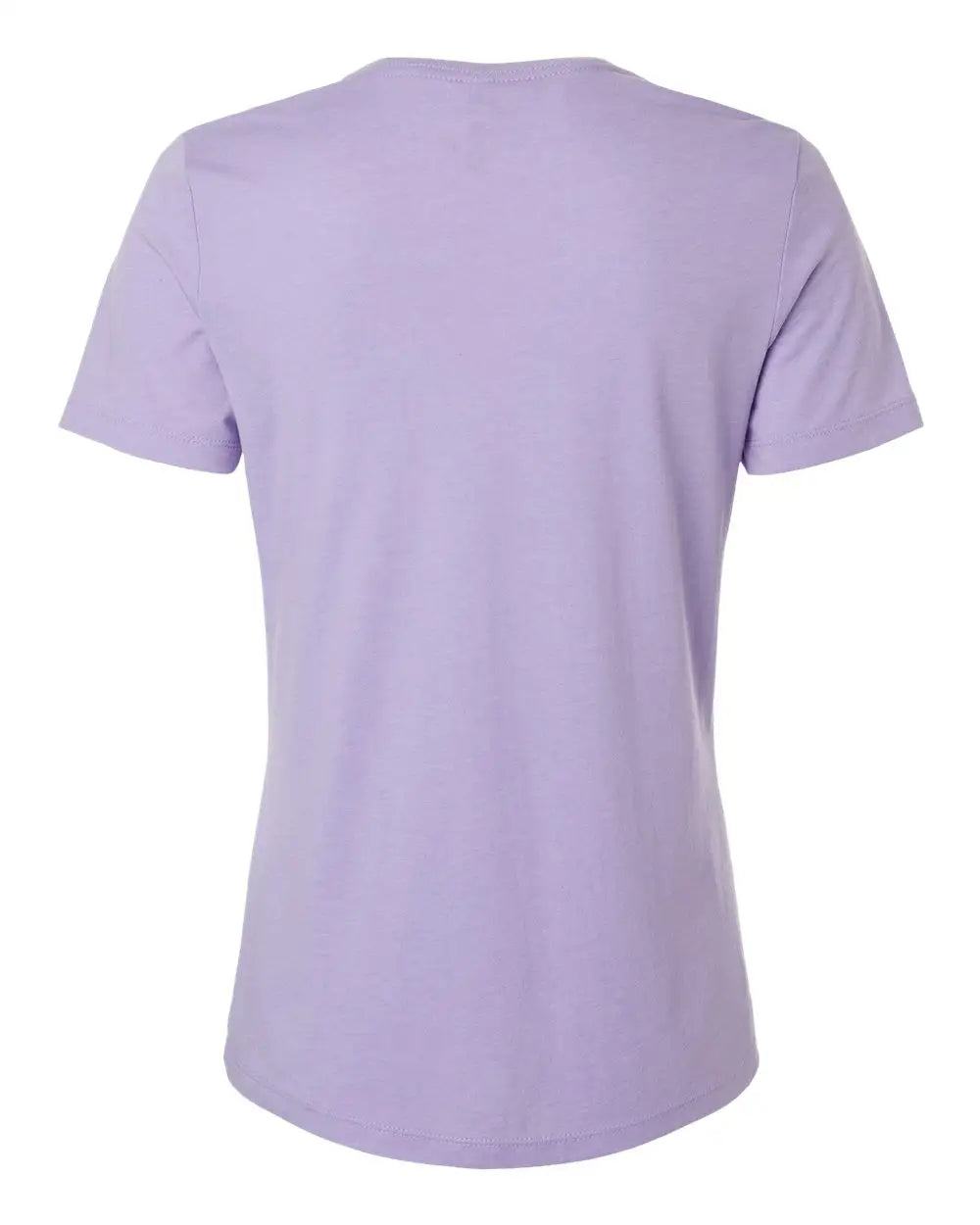 Bella + Canvas 6400cvc Women’s Relaxed Fit Heather Cvc Tee - Dark Lavender