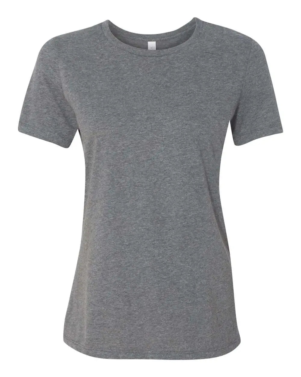 Bella + Canvas 6400cvc Women’s Relaxed Fit Heather Cvc Tee - Deep - Dark Gray / s