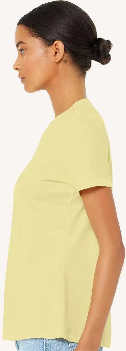Bella + Canvas 6400cvc Womens Relaxed Fit Heather Cvc Tee - French Vanilla