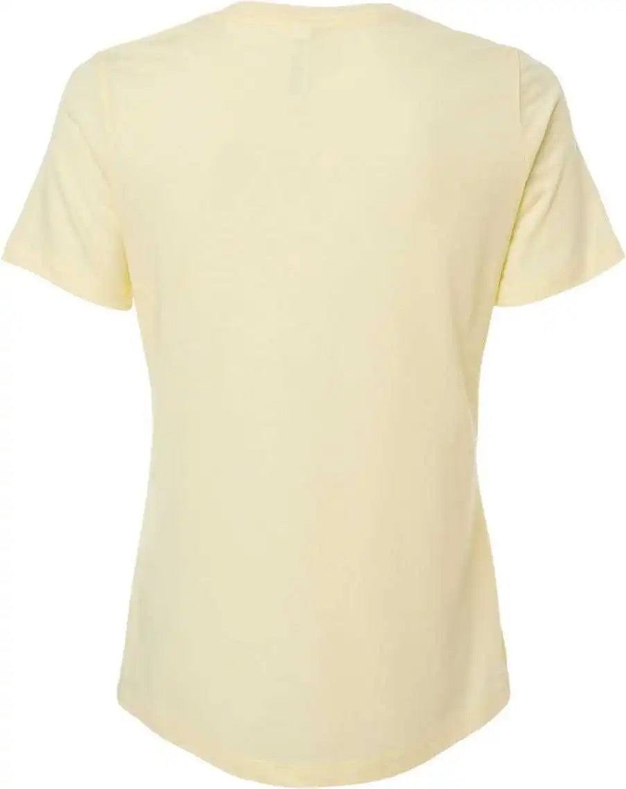Bella + Canvas 6400cvc Womens Relaxed Fit Heather Cvc Tee - French Vanilla