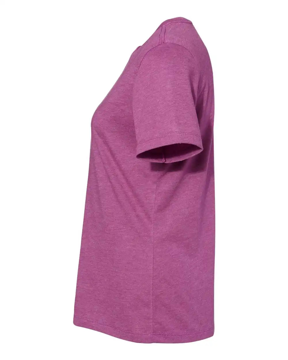 Bella + Canvas 6400cvc Women’s Relaxed Fit Heather Cvc Tee - Magenta