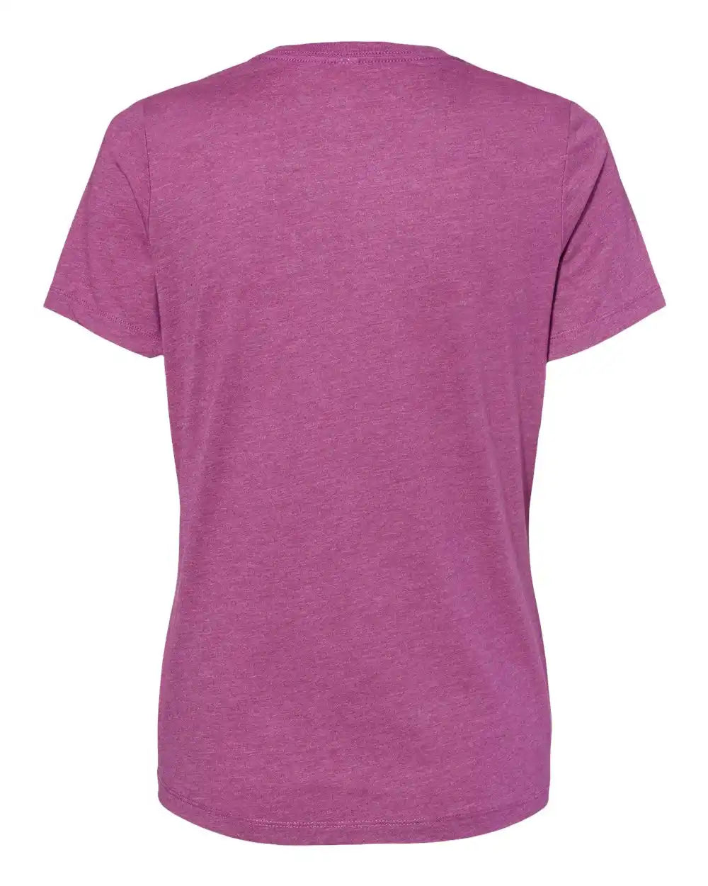 Bella + Canvas 6400cvc Women’s Relaxed Fit Heather Cvc Tee - Magenta - s