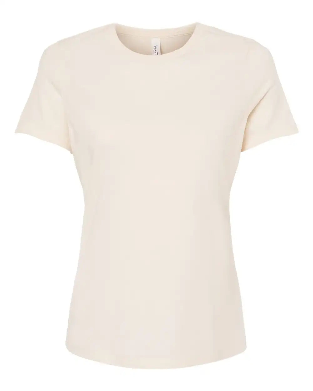 Bella + Canvas 6400cvc Women’s Relaxed Fit Heather Cvc Tee - Natural - s