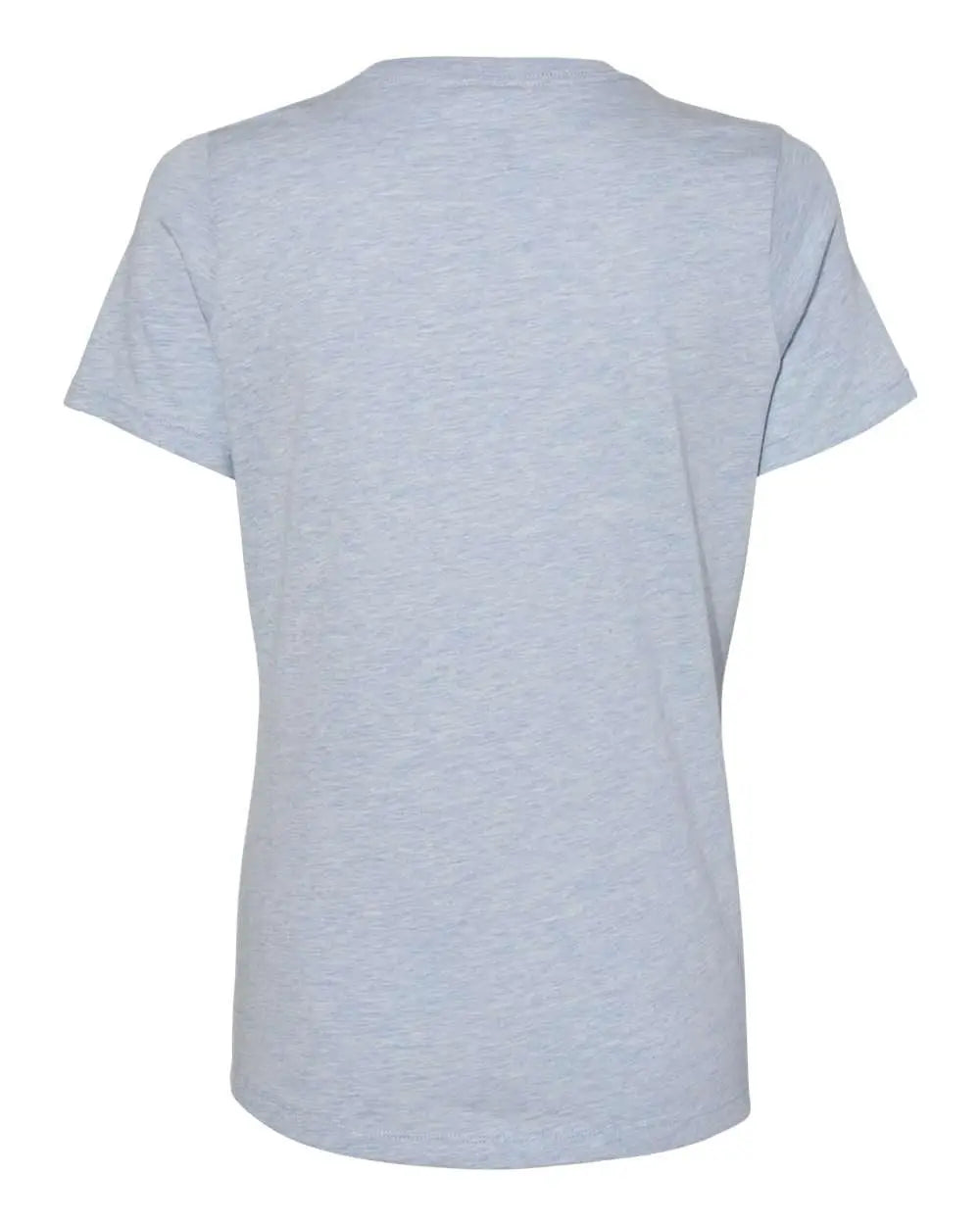 Bella + Canvas 6400cvc Women’s Relaxed Fit Heather Cvc Tee - Prism Blue