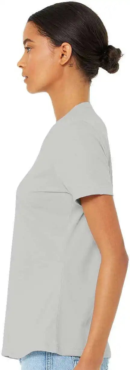 Bella + Canvas 6400cvc Womens Relaxed Fit Heather Cvc Tee Silver